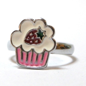 Ring Cup Cake i rosa