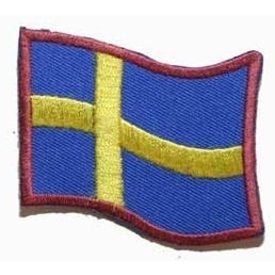 TYGMÄRKEN - SVERIGE FLAGGA 