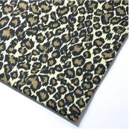 SCARFS - LEOPARD mönster # GUL 